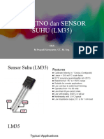 Arduino Dan Sensor Suhu (Lm35)