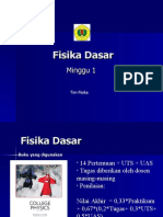 Fisika Dasar Minggu 1