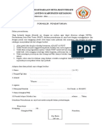 Formulir Pendaftaran PSHT