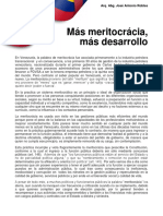 Mas Meritocracia, Mas Desarrollo