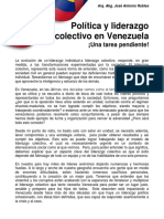 Política y Liderazgo Colectivo en Venezuela