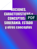 Nociones, Características y Conceptos de Soberanía