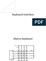 Matrix Keyboard Interface