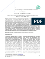 (2344150X - Acta Universitatis Cibiniensis. Series E - Food Technology) The Impact of Salt On The Quality of Fresh Wheat Noodle