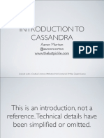 Introduction To Cassandra