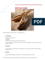 Receta Baguette Respectus Panis