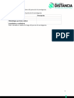 Tabla de Elementos Clave Del Protocolo de Investigación