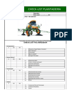 Check-list plantadeira