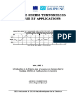 Cours de Series Temporelles Theorie Et Applications