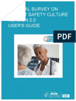 Hospital Survey On Patient Safety Culture User'S Guide