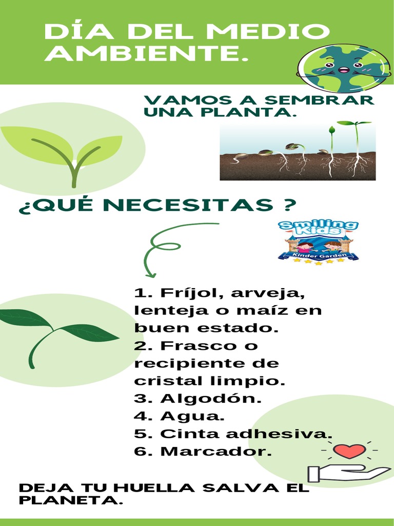 Sembrar Plantas para el Medio Ambiente | PDF | Cocina, comidas y vino ...