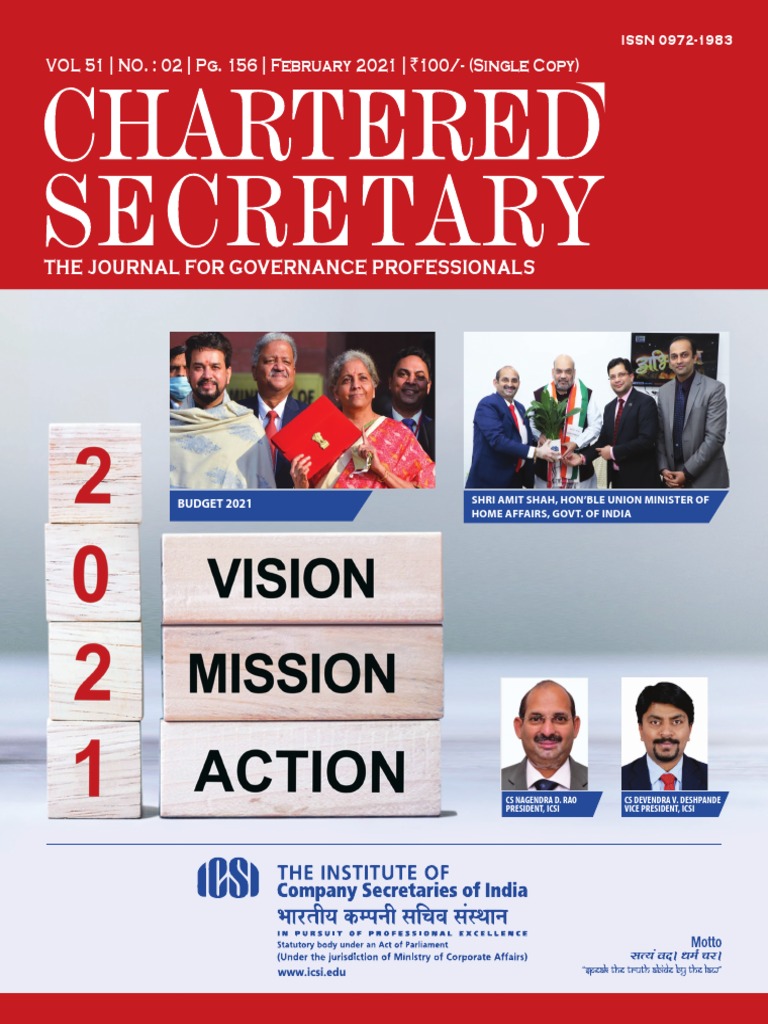 ICSI February 2021 | PDF | Bankruptcy | Governance