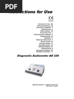 Download Audiometro AD226 by Harold Martinez SN52865090 doc pdf