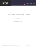 Actix Software Installation Guide