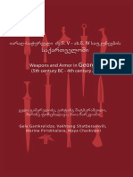 Catalogue of Weapons and Armor in Georgia (5th Century BC. - 4th Century AD.) - Volume - 01