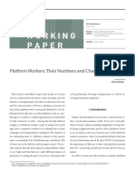 (Working Paper 2021-03) Platform Workers - Their Numbers and Characteristics