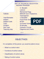 G. Bharathi Lecturer Mechanical Engg. MRAGR Govt. Polytechnic, Vizianagaram V Semester Fluid Power Systems M-503 Oil Power Hydraulics 50 Minutes Hydraulic Circuits Diagrams and Charts