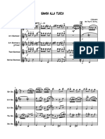 Samba Alla Turca (Satb) - Score and Parts