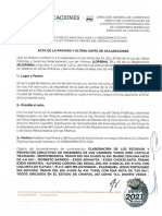 Acta de Junta de Aclaraciones E172-2021