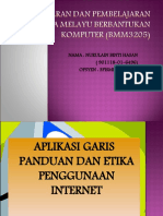 Pengajaran Dan Pembelajaran Bahasa Melayu Berbantukan Komputer (