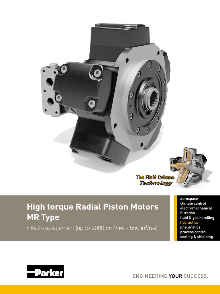 High Torque Radial Piston Motors MR Type Fixed