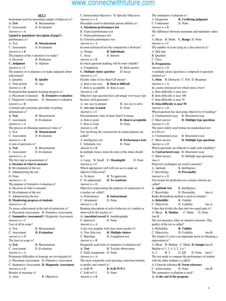 Assessment and Evaluation Techniques | PDF | Educational Assessment ...