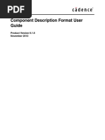 Component Description Format User Guide: Product Version 6.1.6 November 2013