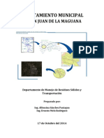 Datos Generales Del Manejo de Los Residuos Solidos en El Municipio de San Juan de La Maguana