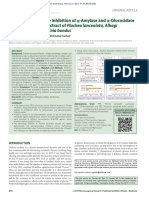 1 Antidiabetic Alpha Amylase