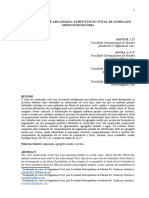 Trabalho, Formulação de Argamassa