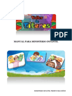 Manual de Titeres Para Ministerio Infantil