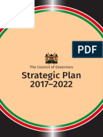 Council of Governors Strategic Plan 2017 - 2022