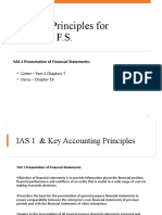 IAS 1 Presentation of Financial Statements & Accounting Principles