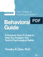 The Four Stages of Psychological Safety Behavioral Guide