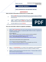 Agenda Sesión 5