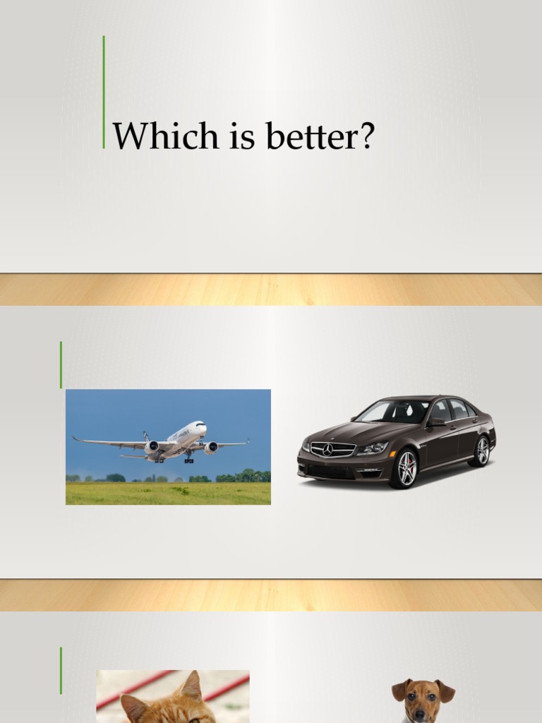 Comparing Options: Which is Better? | PDF