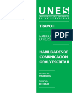 Habilidades de Comunicacion Oral y Escrita II