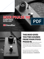 MXR Phase 90 Script Pedal Mod