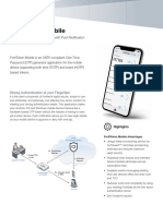 Fortitoken Mobile: One-Time Password Application With Push Notification