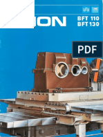 Union BFT 110 CNC Union BFT 130 CNC PDF Free