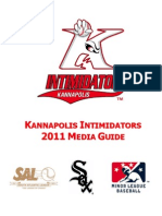 Intimidators 2011 Media Guide