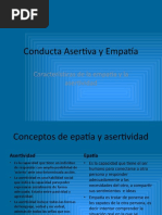 Conducta Asertiva y Empatía