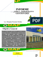 Informe Gestion Sena I-2021