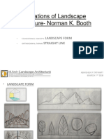 Foundations of Landscape Architecture-Norman K. Booth: Landscape Form Straight Line