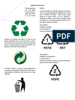 Simbolos de Reciclaje