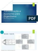 Administração e Economia para Engenheiros: Prof. Rennan O. Kanashiro