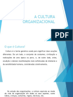 A Cultura Organizacional