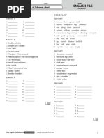 English File: Progress Test Files 4-7 Answer Sheet