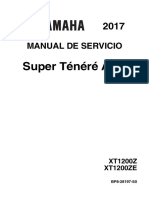 XT 1200ze Super Tenere Servicio 2017 Bp91 Bp8-28197-s0