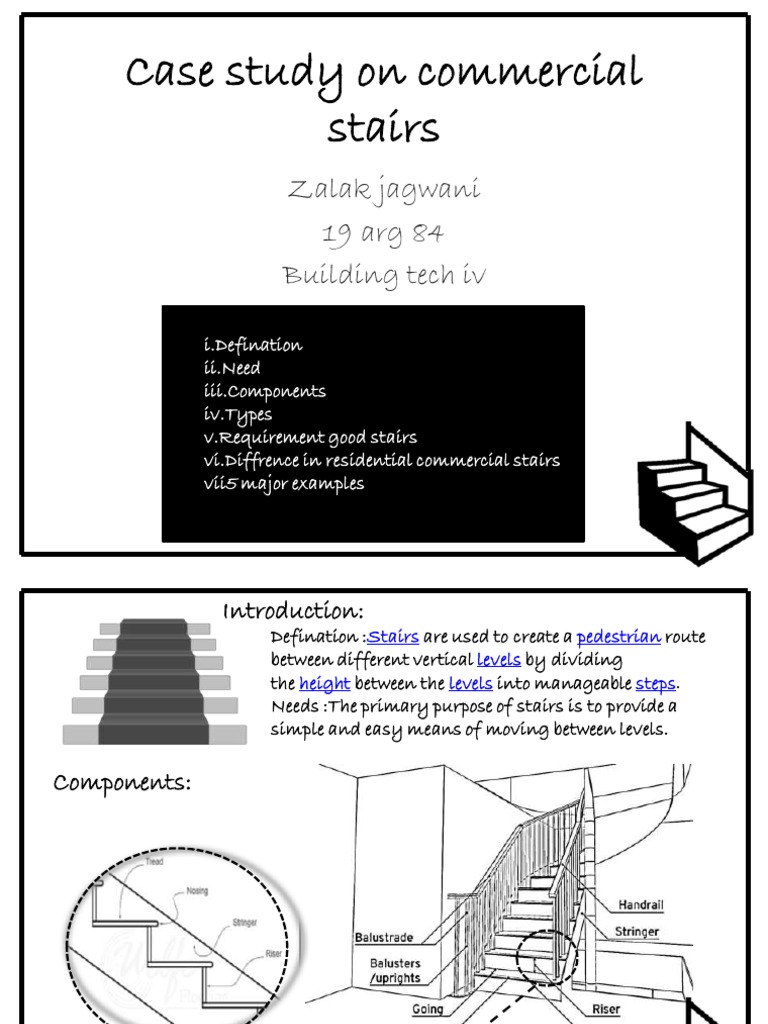 Commercial Staircase Design Insights | PDF | Stairs | Components